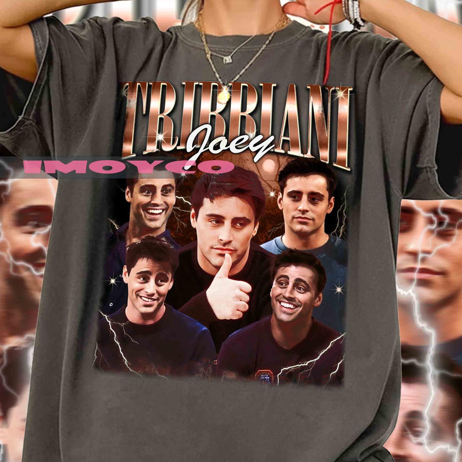 Joey Tribbiani Friends TV Show Graphic Tee – How You Doin’ Funny Quote Shirt – 90s Sitcom Merch, Fan Gift For Woman and Man Unisex T-Shirt 2XL