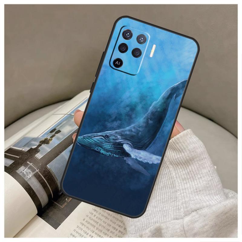 

Blue Whale For OPPO A53 A5 A9 2020 A96 A76 A16 A54 A74 A94 A58 A78 A98 A52 A72 A15 A17 A57 A77 A79 Case OPPO A94 5G