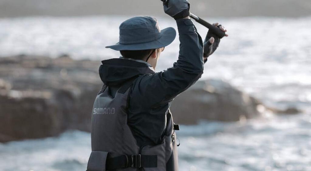 SHIMANO Fishing Wear Fixed Floating Vest Rock Shore Vest Black 0 Rock Shore Rock Sea Saltwater VF-029U