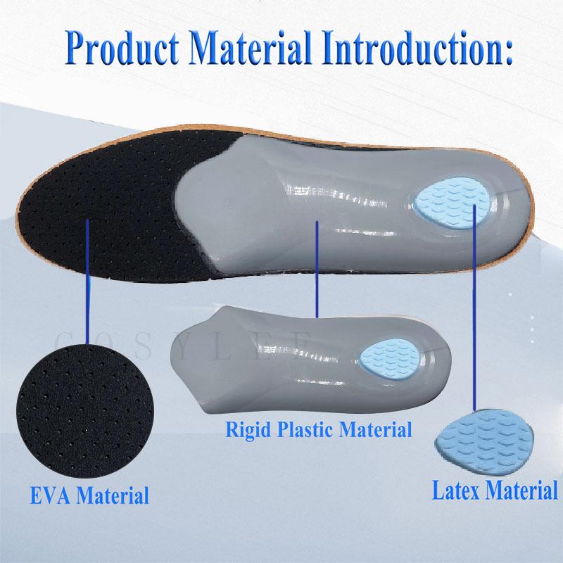 Xiaomi Orthotic Insole For Flat Feet Arch Support Orthopedic Leather Shoes Sole For Men Women O/X Leg Corrected Insoles