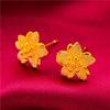 Crown Female Korean Style Earrings Fashion Jewelry Sargin Flower Earrings Women Stud Earrings