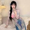 Sex Lingerie Jumpsuit Mermaid Show Uniform Cosplay Open Crotch Free Sex Clothes Pure Desire