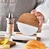 4PCS Marble And Acacia Wood Coaster Set Heat Resistant For Home Dining Table