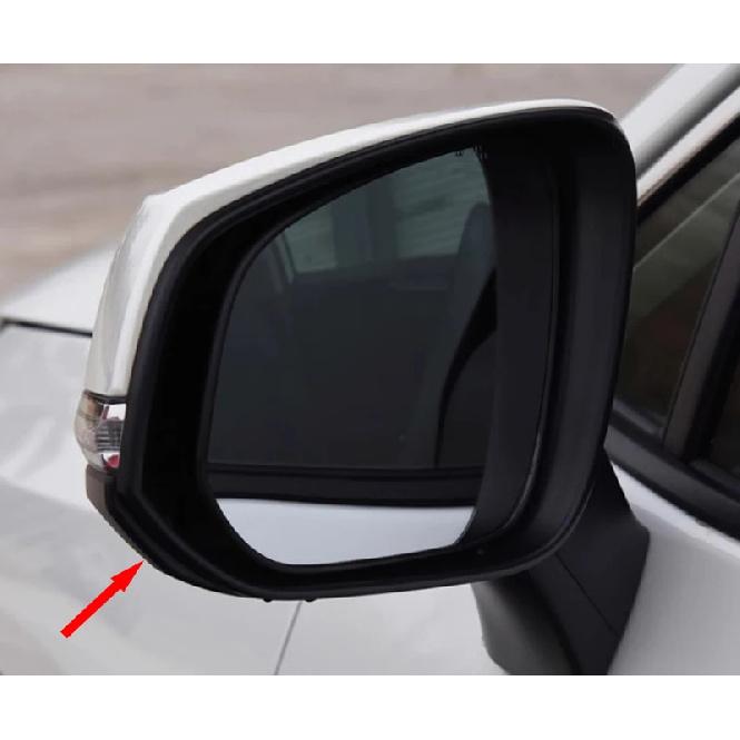 For Toyota Sienna / Crown Kluger -2024 Replacement Door Wing Mirrors Holder Rearview Mirror Trim Ring Housing Frame