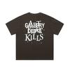 Summer European and American trendy brand GALLERY DEPT eyeball distressed washed vintage printed unisex short-sleeve T-shirt