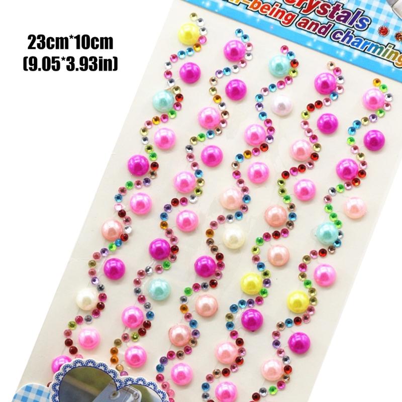 Gem Sticker Jewels Rhinestones for Crafts,Selfs Adhesive Stick On Gem Gemstones Sticker for Face Scrapbooks Supplies