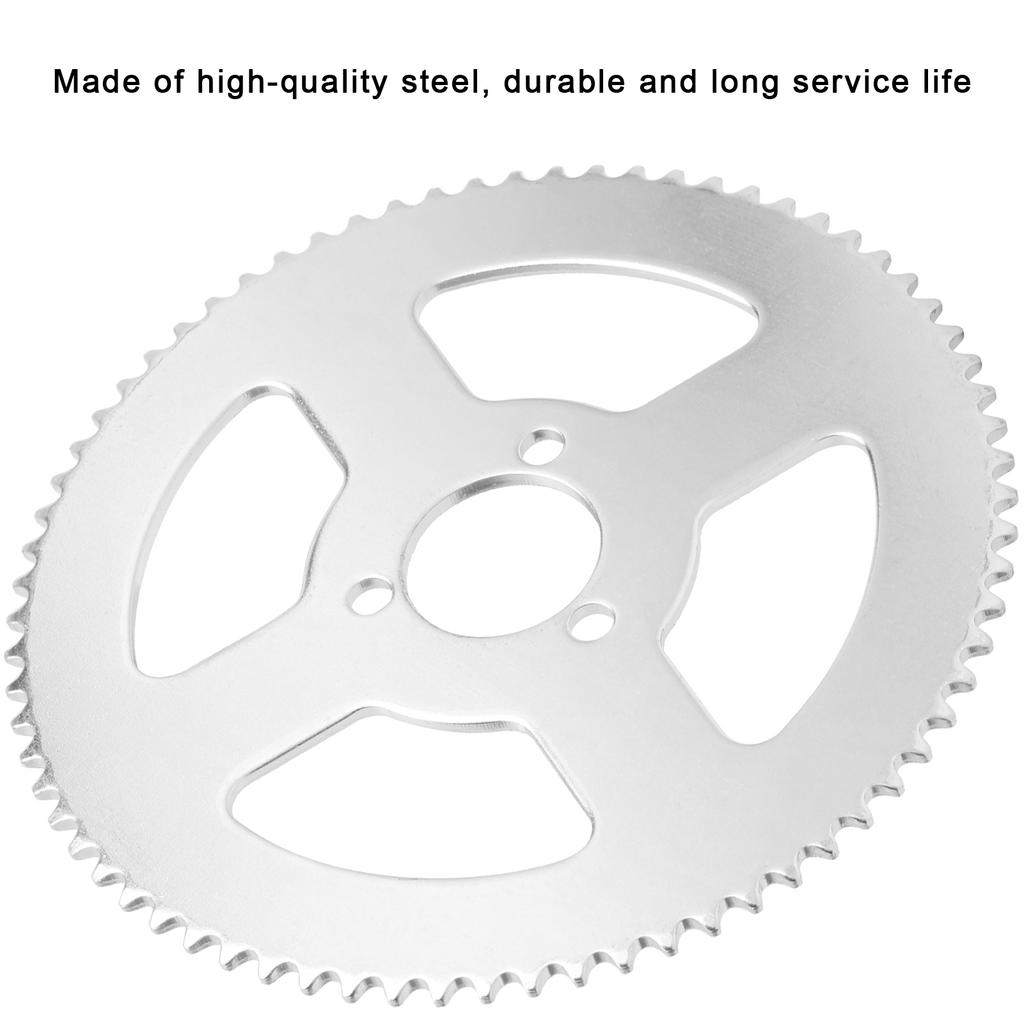 Rear Chain Sprocket for Karts Car Motorcycles Vehicles Accessories 72 Teeth 25H 29mm