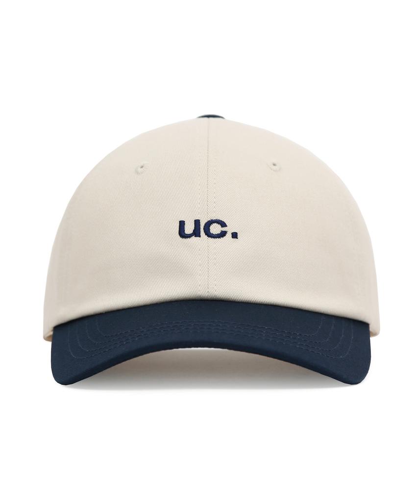 Eondeokeonteulol Cotton Color Block Ball Cap Uc / Authentic Bb / Navy