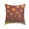 Home Decor Colorful Tree & Flower Pattern Pillow Covers Pattern Cushion Cover Suitable For Sofa Bedroom Car Pillow Cover