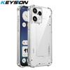KEYSION Four-Corners Shockproof Transparent Case for Nothing Phone 3A Lite TPU+PC Clear Phone Back Cover for Nothing 3A Lite