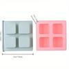 4 Grid Soap Mold DIY Handmade Soap Mold Silicone Bakeware Cake Baking Aromatherapy Rice Cake Mold Tool