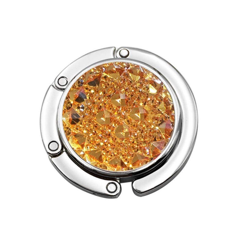 Round Bag Hook Holder Aluminum Alloy Handbag Hook Portable Folding Hook  Women