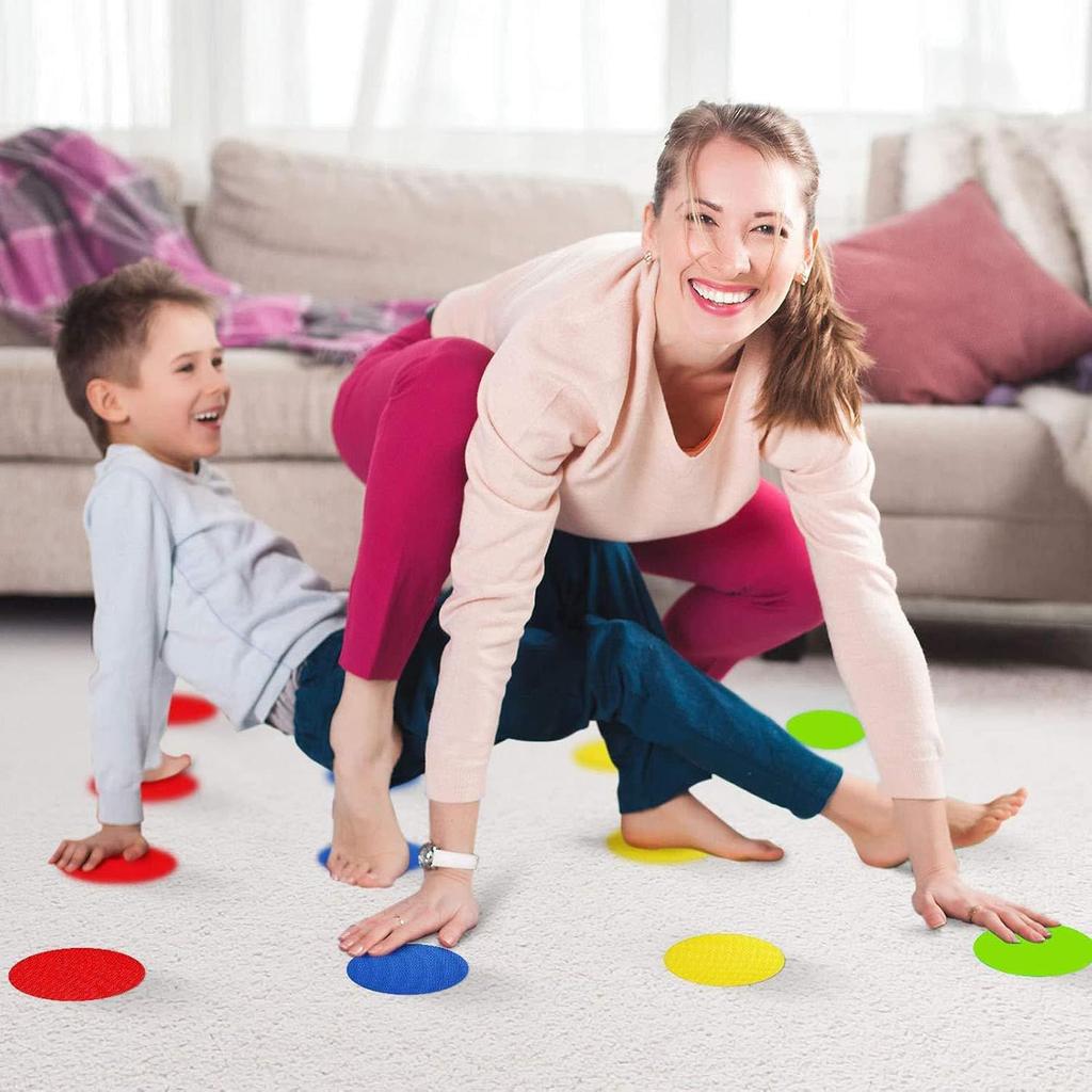 WELSTIK Spot Markers Carpet Markers for Classroom, 4" Rug Circles Marker Dots for Preschool, Kindergarten, and Elementary Teachers,9 Colors (36 Pack)