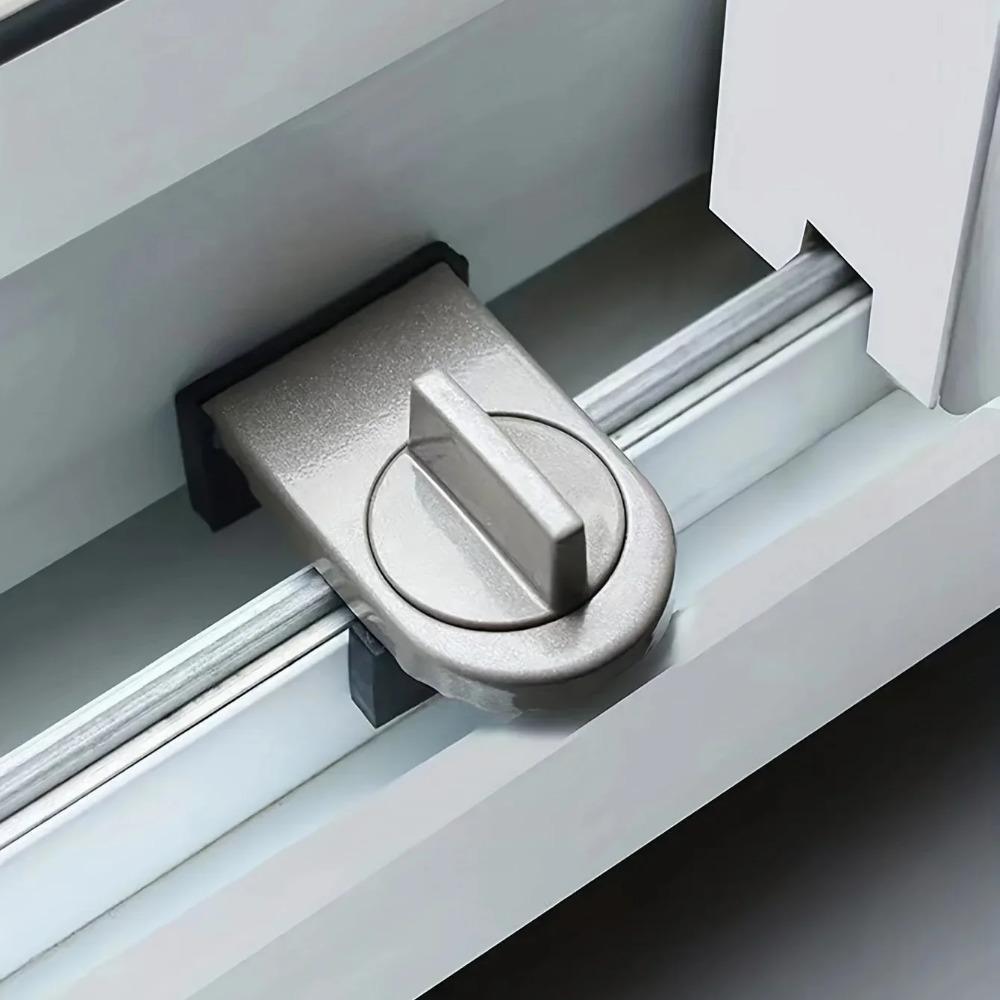 4PCS Sliding Window Lock Sash Stopper Cabinet Locks Straps Door Restrictor Baby Kids Child Safety Anti-Theft Home Security