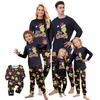 Print Cute Family Set Pajamas, Home Clothes, Family Set Long Sleeve Top Pants Set
