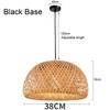 Bamboo Wicker Rattan Lantern Pendant Lights Southeast Asia LED Pendant Lamp Modern Tea Room Lamp Nordic  Tatami Lamps