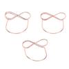 15PCS Table Number Holders Glasses Shape Multifunctional Slick Finish Iron Wire Picture Holder
