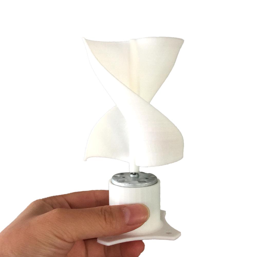 micro wind turbine with LED Light vertical wind generator with 2 blades for new energy classes 2blades