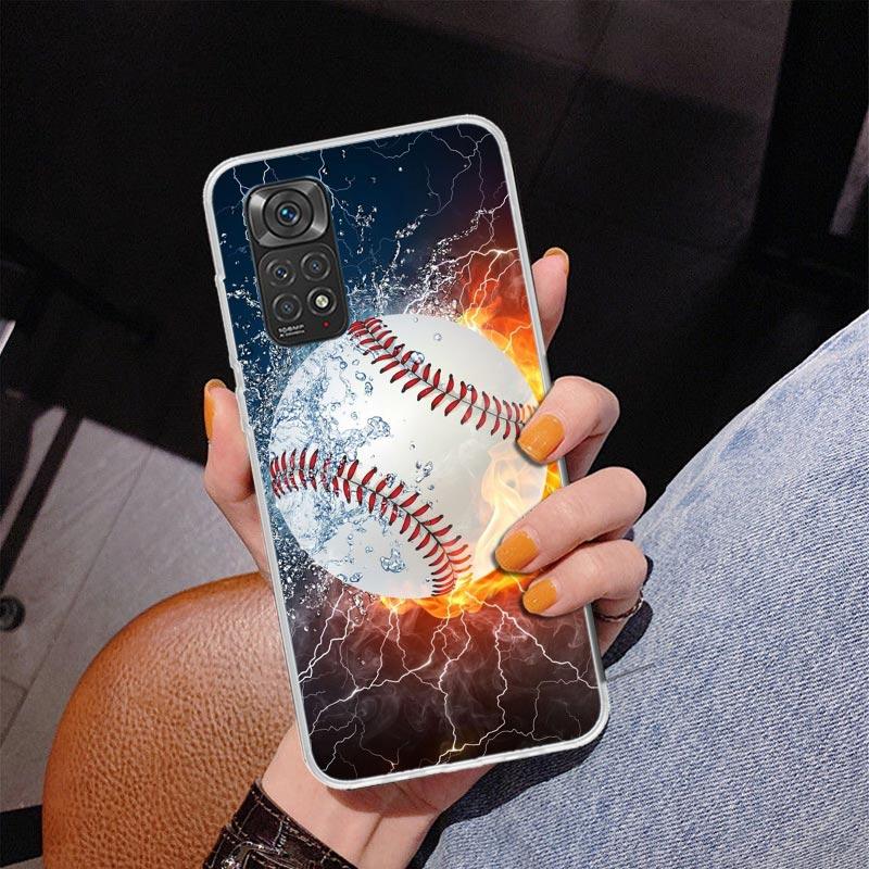 Baseball Sport Phone Case For Xiaomi Redmi Note 15 14 13 12S 12 11 Pro Plus 14S 11S 11E 10 10S 11T 5G Personalized Cover Redmi N