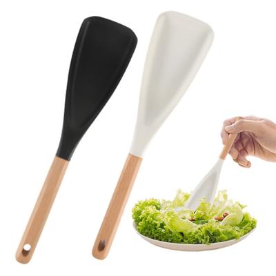 Cucharas de silicona para cocinar, espátula de cocina de grado alimenticio, resistente al calor, antiadherente, cuchara para revolver