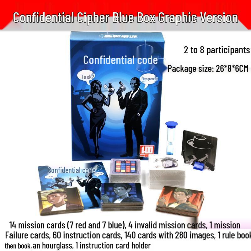 Confidential Cipher: New Edition Vocabulary Card Game – Adult Casual Party Fun