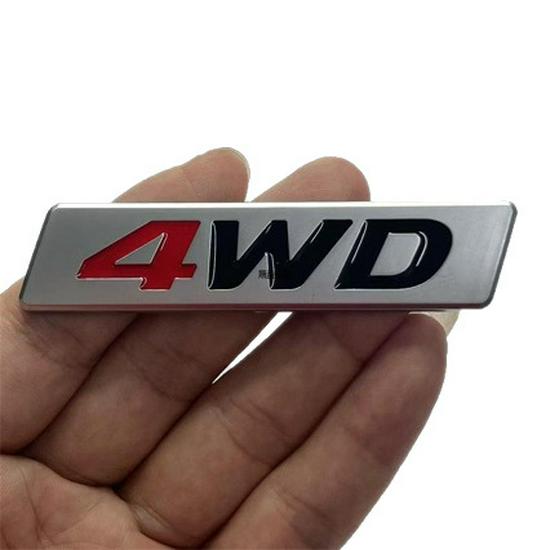 Custom 4WD Emblem Sticker for Modern Tucson & Santa Fe