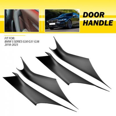 4X Pour BMW Série 5 G30 G31 G38 18-23 Garniture de Couvercle de Poignée de Tirage de Panneau de Porte Intérieur