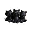 Fun Cartoon Desktop Cat Decorations Creative Funny Decorative Animals Statues 3D Printed Cat Ornament Desktop Use