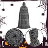 Halloween Cloak with Hood Carnival Costume Hooded Robe for Fancy Dress Role Play