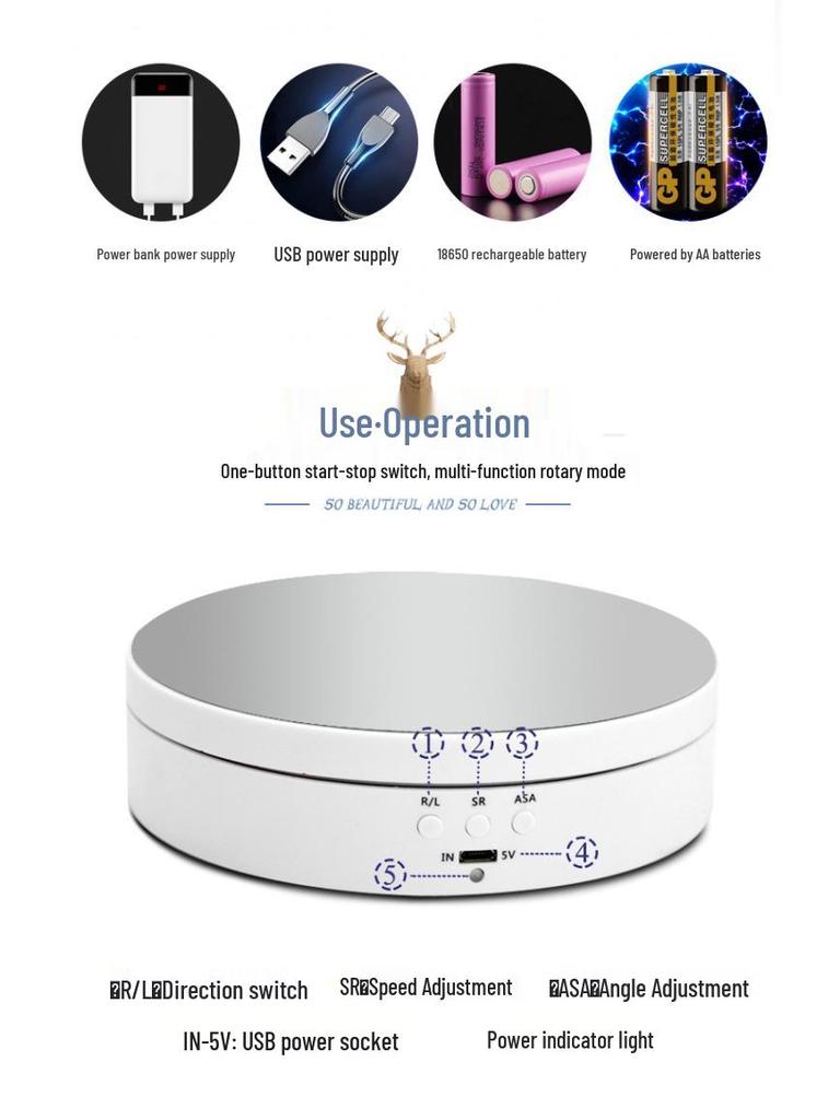 New Adjustable Electric Display Stand: Speed, Angle & Smart Charging for Live Streaming.