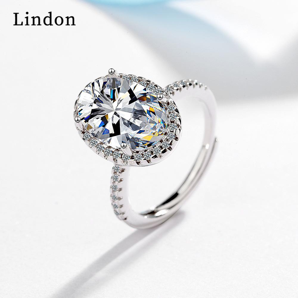 Lindon Kvinner kobberlegering Zircon Ringer Fest Jubileum Fine smykker Ring