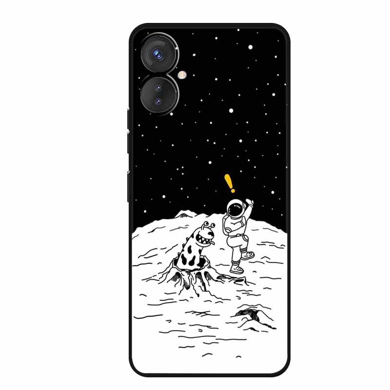 For Tecno Spark 9 Pro Case Astronaut Silicone TPU Soft Back Cover Cases For Tecno Spark9 Pro 9Pro KH7 KH7n Funda Spaceman Capa