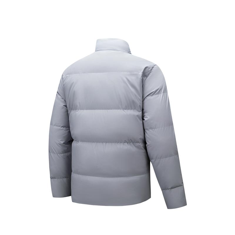 Anta Running Series Letter Stand Collar Zipper Versatile Casual Sports Down Jacket Men Jacket 952547928-3