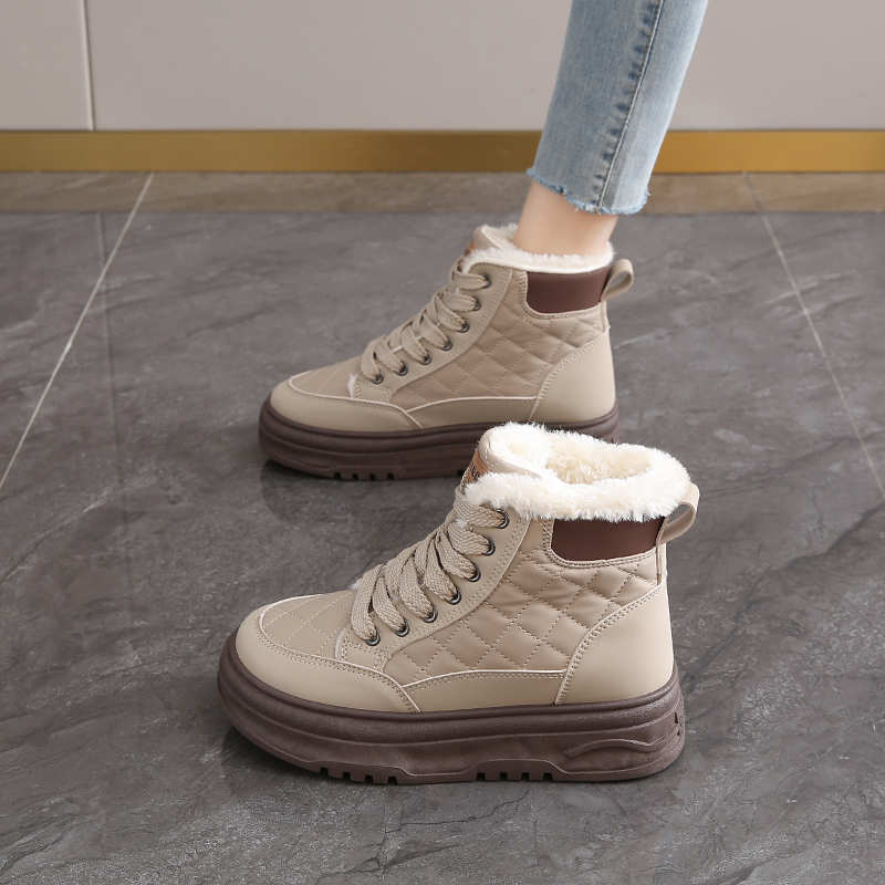 Snowboots High Tops Women's High Sports Shoes Shoes Boots Booties For Sneakers Brands Jogging Fitness Hospitality Authentic