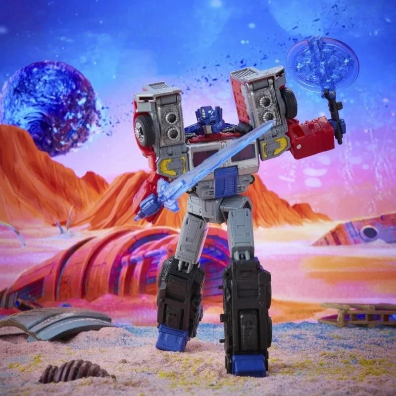 Non-Toxic Genuine Transformers 18Cm Optimus Prime Action Figure Collection Model G2 Universe Laser Generations Legacy Series
