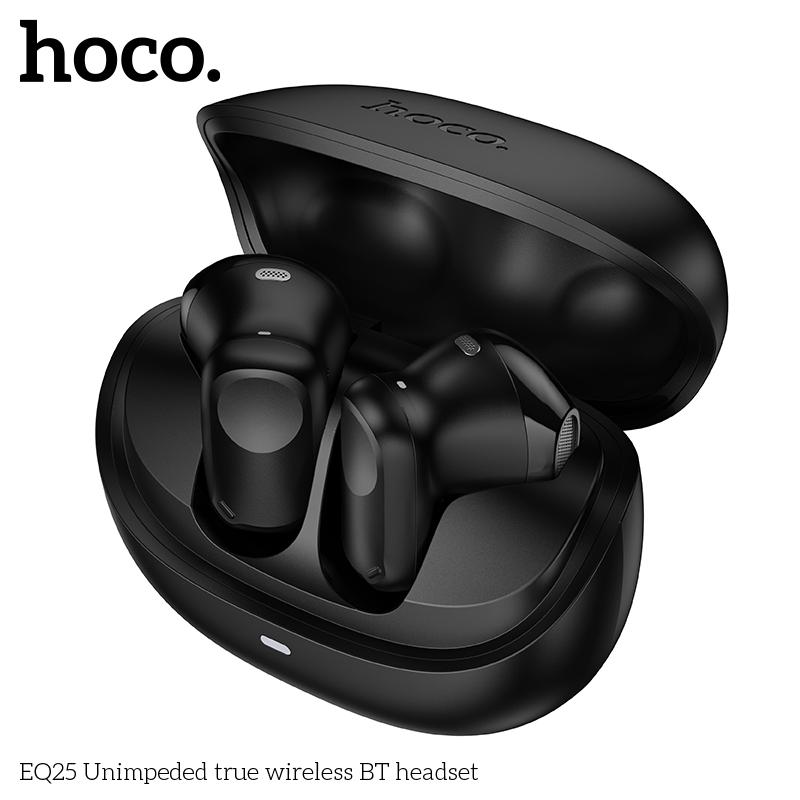 Hoco EQ25 Kabellose Ohrhörer: Bluetooth 5.4 Geringe Latenz 7H Spielzeit Touch-Steuerung Kopfhörer