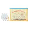 Sanrio Clear Pouch Set of 2 with a Hanamaru Ghost Suitable for ages 3 and up 764655 (Together Friend) - - -