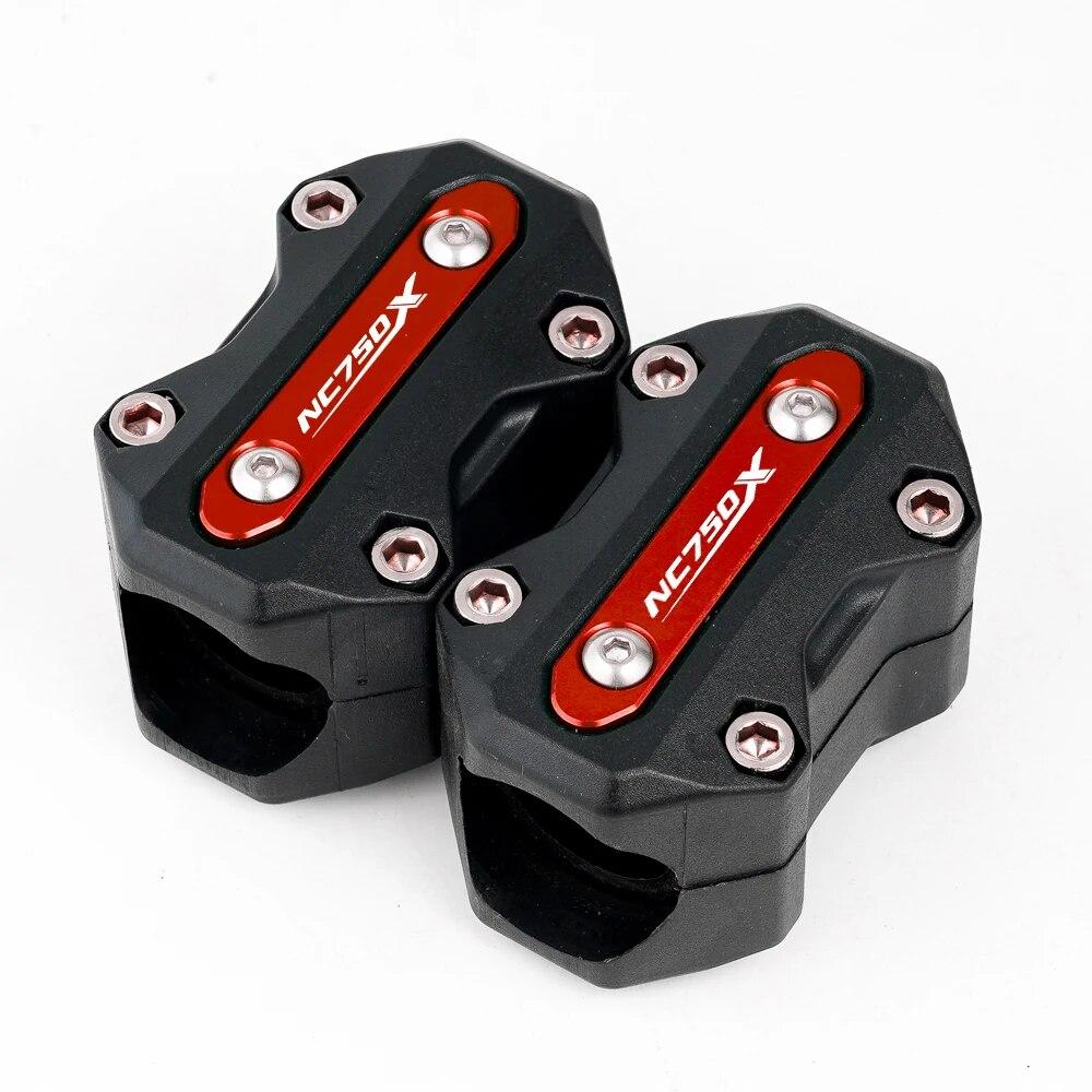 Fits For Honda CB500X CB500F NC750X NC 750X all year Motorcycle Engine Guard Bumper Protector Decorative Block With Laser LOGO