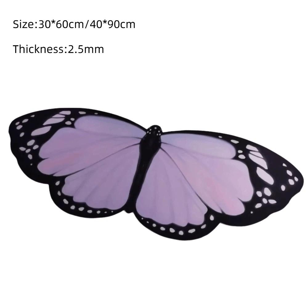 Decoration Butterfly Shape Butterfly Deskmat Wear-resistant Anti Slip Butterfly Mouse Pads Desk Protector Home