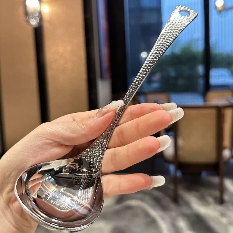 Qiwei Hammered Stainless Steel Multipurpose Spoon