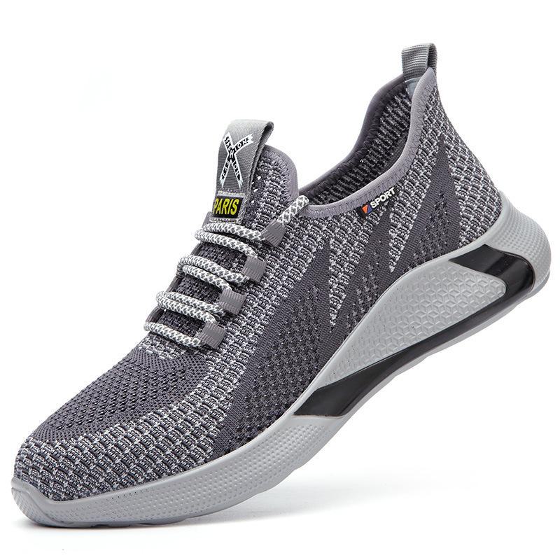 Men's Breathable Anti-Smash and Anti-Puncture Summer Work Shoes