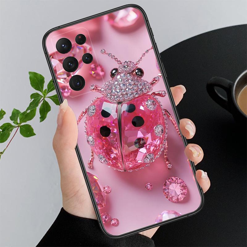 Phone Case For Samsung A17 A55 A16 A56 A35 A15 A53 A54 A33 A34 A25 A05S A52 A52S A07 A26 A06 ladybug