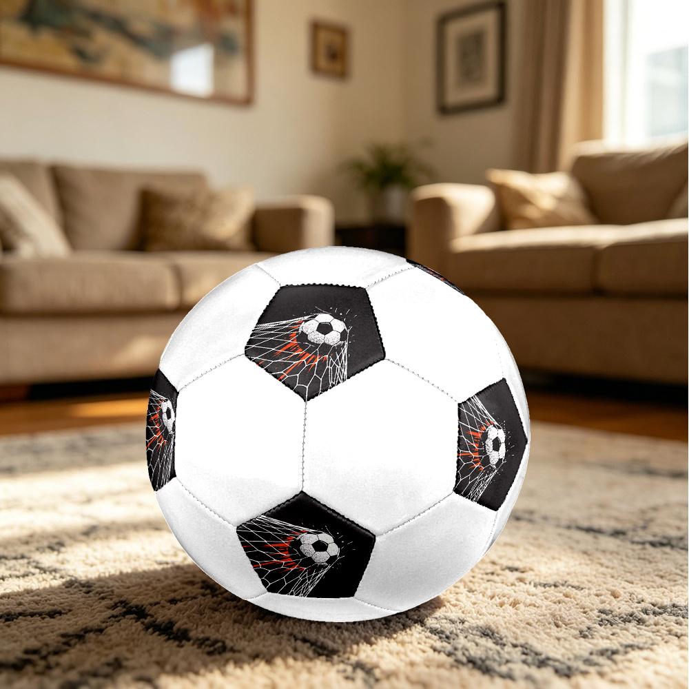 1pc Soccer Ball Net Soccer Ball Size 5 Football Machine Sewn Indoor/Outdoor Universal Football Q52