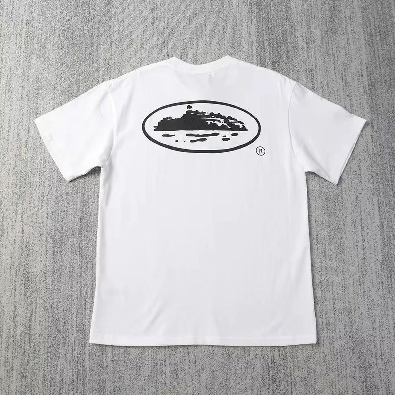 2026 Estate Nuova Piccola Barca Stampata T-shirt a Manica Corta Larga Girocollo Traspirante Mezza Manica Casual Moda Marca