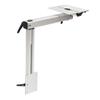 Removable Table Leg 360 Degree Rotation Height Adjustable Aluminum Alloy for Yachts RV Motorhome Silver