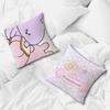 Cartoon A-Asamimichan Cute Bunny cushion For Bedroom Car Coffee Shop Room and Living Room Sofa Decorative Pillow Cover Case