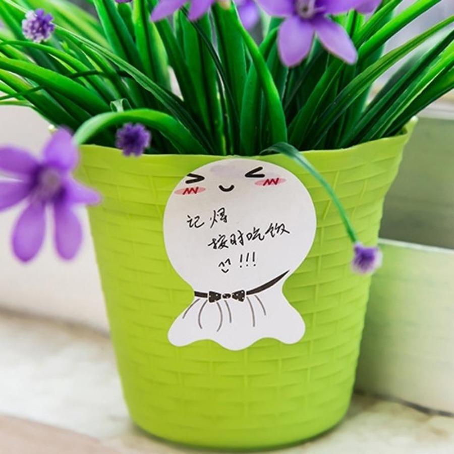 5pcs Cute Sunny Doll  Sticky Notes Memo Pad Paper Sticker Gift Cartoon Message Wall Fridge Stickers