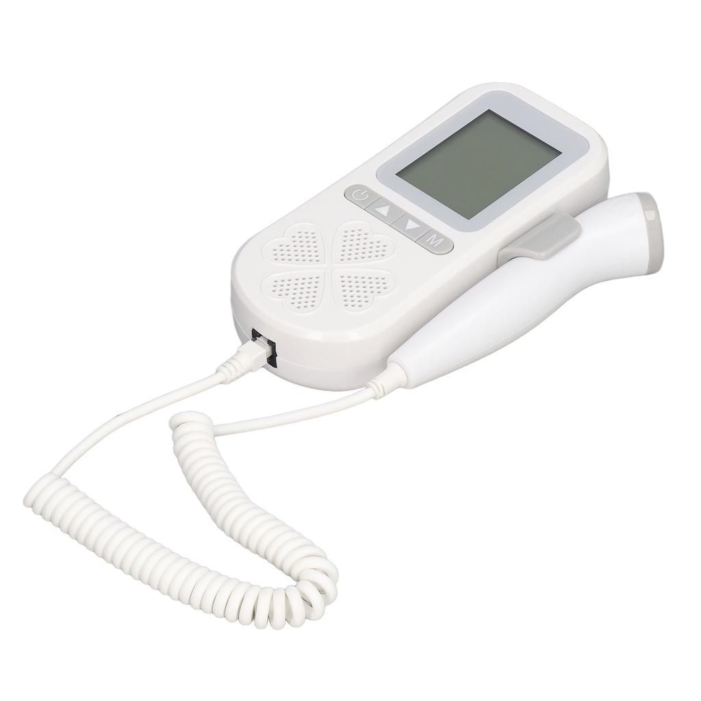 Fetal Heart Monitor 3 režimy Přesná vodotěsná sonda Digitální displej Baby Heartbeat Detector pro