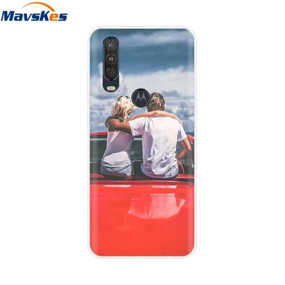 

Для Moto One Action Чохол М який ТПУ Силіконовий Задній Чохол Для Motorola Moto One Vision OneAction Чохол для Телефона Захисний Модний Coque Moto One Action