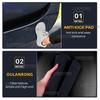 Door Anti-kick Pad For Abarth 595 695 2012-2025/ Fiat 500/500C 2008-2025/ 500E 2013-2019 Flannel LHD RHD Mat Trim Accessories